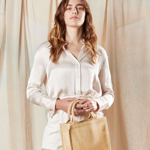 Shimmer Jute Mini Gift Bag Thumbnail